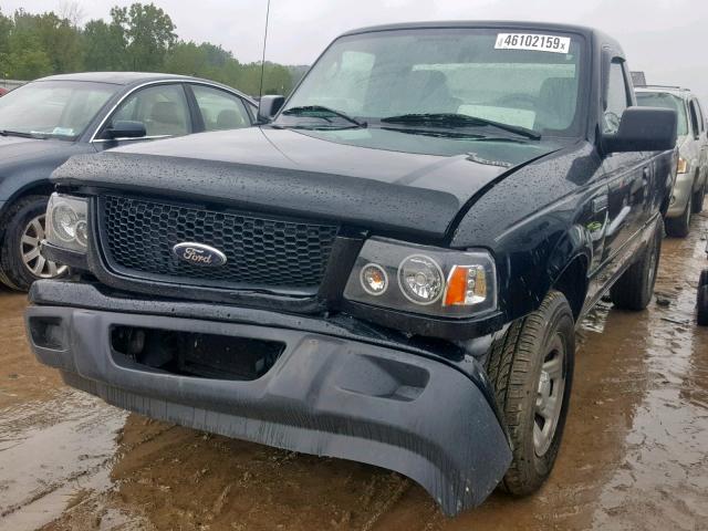 1FTYR10D97PA53587 - 2007 FORD RANGER BLUE photo 2