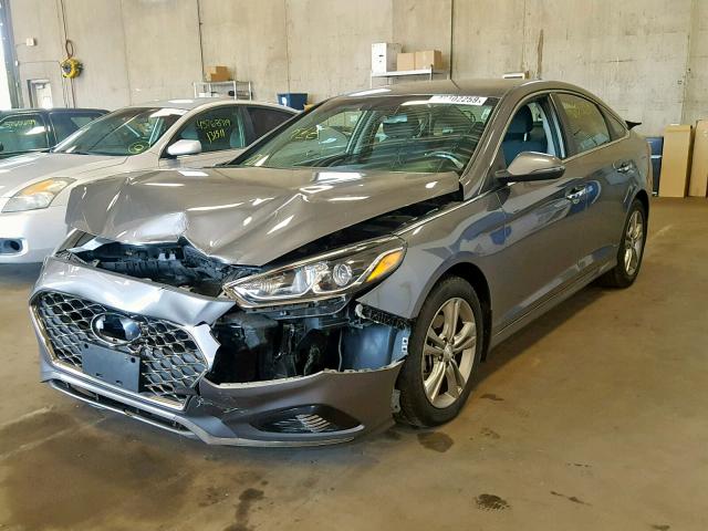 5NPE34AF6JH710533 - 2018 HYUNDAI SONATA SPO CHARCOAL photo 2