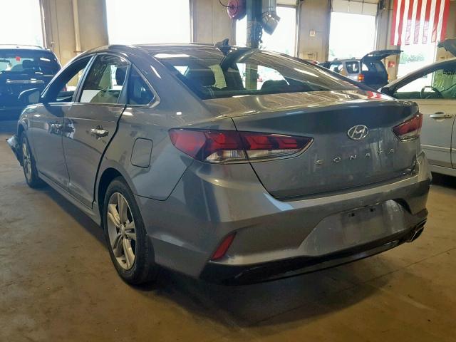 5NPE34AF6JH710533 - 2018 HYUNDAI SONATA SPO CHARCOAL photo 3