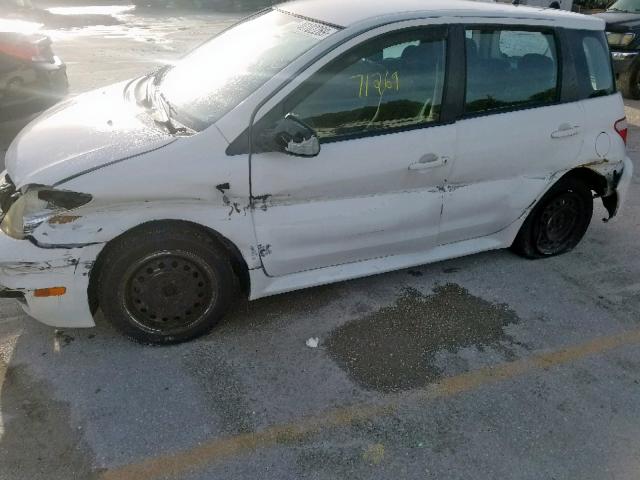 JTKKT624460147281 - 2006 TOYOTA SCION XA WHITE photo 9