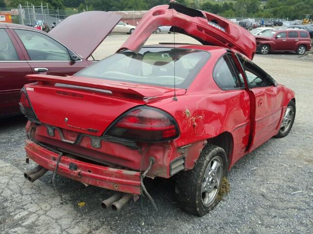 1G2NW12E05M200318 - 2005 PONTIAC GRAND AM G RED photo 4