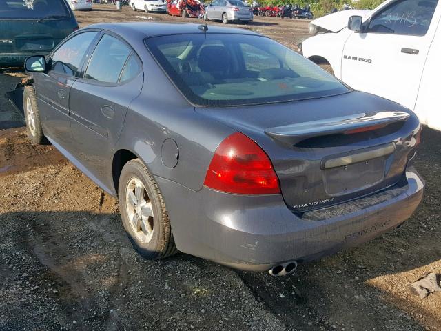 2G2WP552381132087 - 2008 PONTIAC GRAND PRIX GRAY photo 3