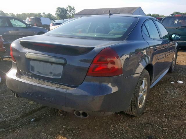 2G2WP552381132087 - 2008 PONTIAC GRAND PRIX GRAY photo 4