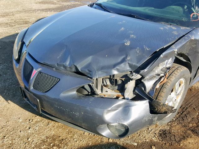 2G2WP552381132087 - 2008 PONTIAC GRAND PRIX GRAY photo 9
