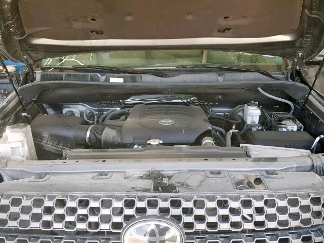 5TFEY5F1XJX242427 - 2018 TOYOTA TUNDRA CRE GRAY photo 7