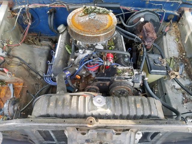 F10YKR91018 - 1973 FORD F-100 PU BLUE photo 7