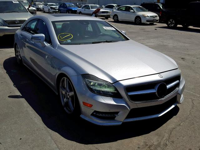 WDDLJ7DB2CA056296 - 2012 MERCEDES-BENZ CLS 550 SILVER photo 1