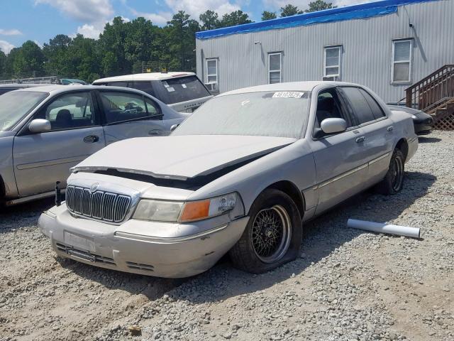 2MEFM75W3YX640123 - 2000 MERCURY GRAND MARQ GRAY photo 2