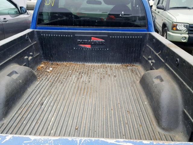 1B7FL26X8WS662942 - 1998 DODGE DAKOTA BLUE photo 6