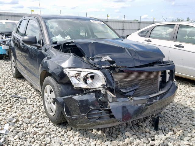 1B3HB28B98D506091 - 2008 DODGE CALIBER BLACK photo 1