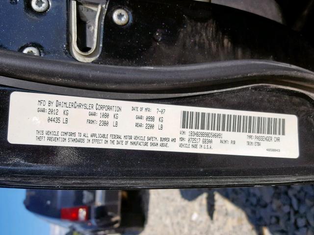 1B3HB28B98D506091 - 2008 DODGE CALIBER BLACK photo 10