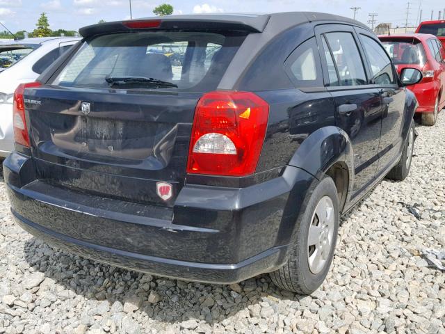 1B3HB28B98D506091 - 2008 DODGE CALIBER BLACK photo 4