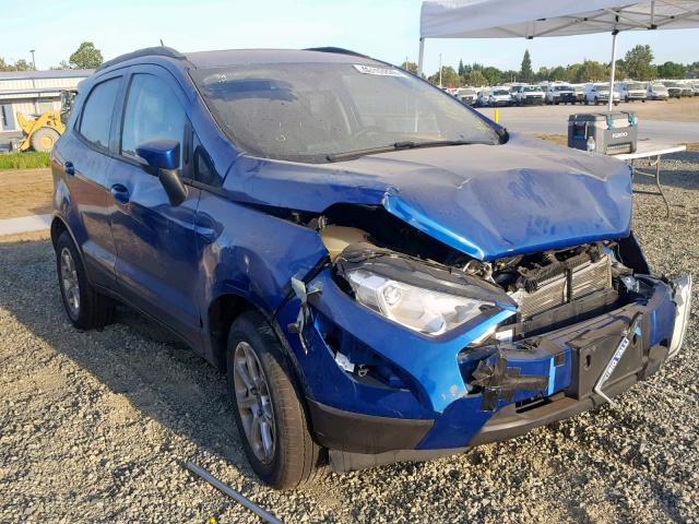 MAJ3P1TE4JC171362 - 2018 FORD ECOSPORT S ლურჯი ფოტო 1