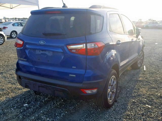 MAJ3P1TE4JC171362 - 2018 FORD ECOSPORT S ლურჯი ფოტო 4