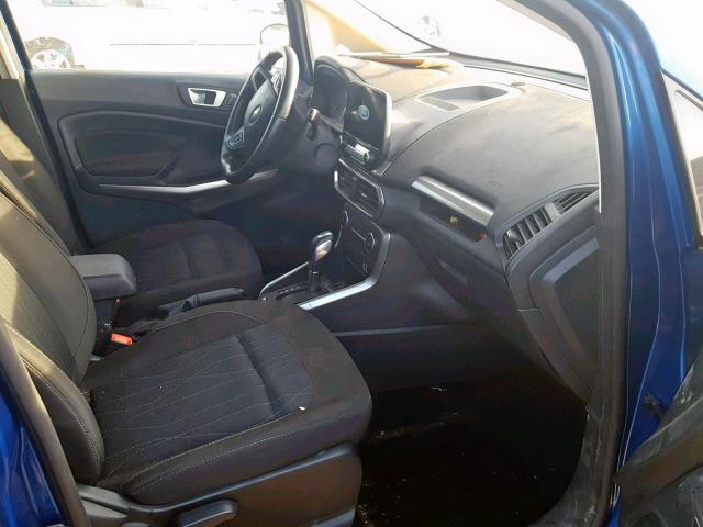 MAJ3P1TE4JC171362 - 2018 FORD ECOSPORT S ლურჯი ფოტო 5