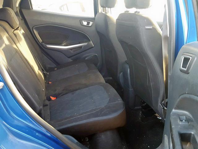 MAJ3P1TE4JC171362 - 2018 FORD ECOSPORT S ლურჯი ფოტო 6