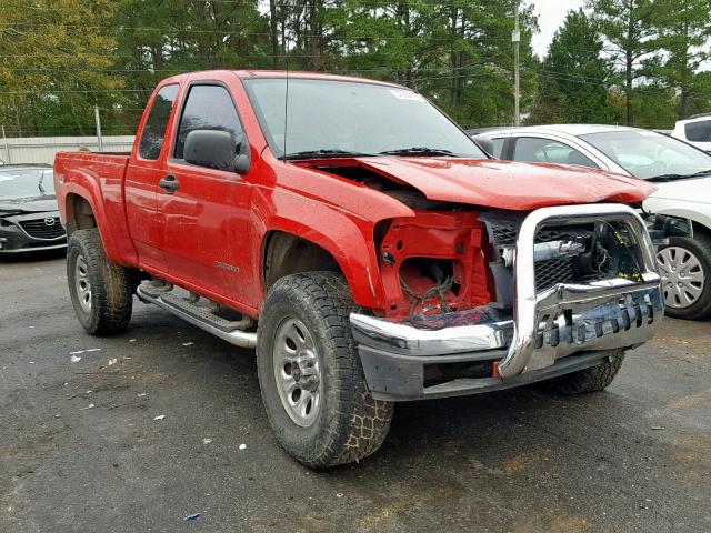 1GCDT196358226063 - 2005 CHEVROLET COLORADO RED photo 1