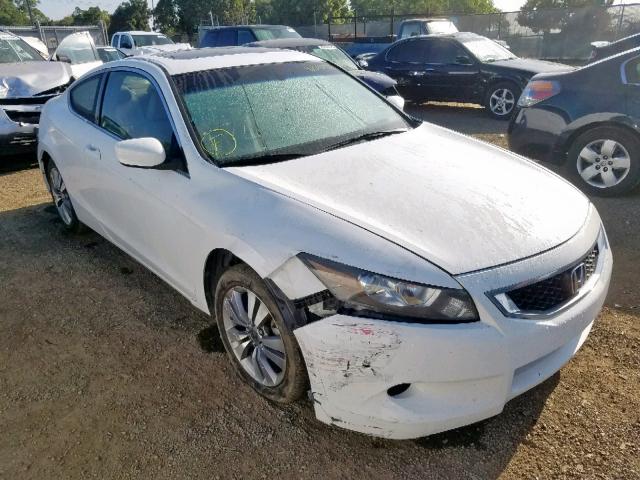 1HGCS12888A018222 - 2008 HONDA ACCORD EXL WHITE photo 1