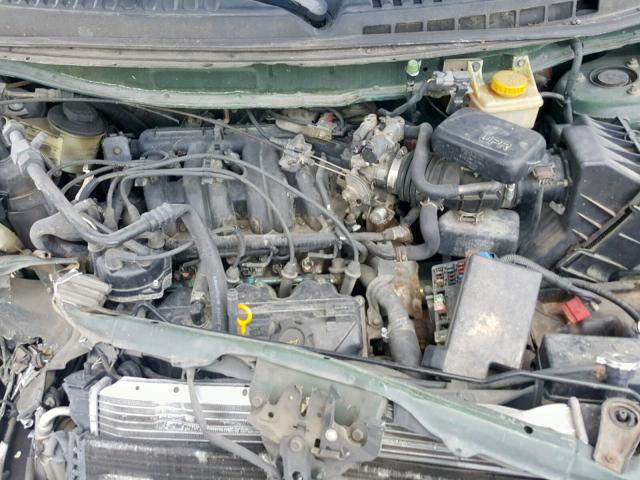 4N2XN11T3XD800449 - 1999 NISSAN QUEST SE GREEN photo 7