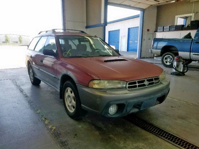 4S3BG6850V7601673 - 1997 SUBARU LEGACY OUT RED photo 1