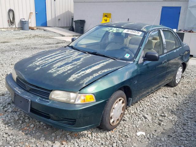 JA3AY26C3YU008493 - 2000 MITSUBISHI MIRAGE DE GREEN photo 2