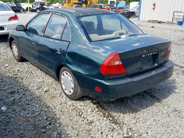 JA3AY26C3YU008493 - 2000 MITSUBISHI MIRAGE DE GREEN photo 3