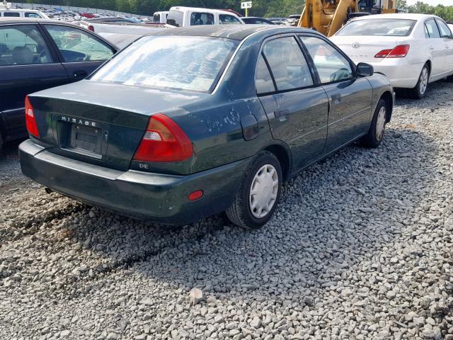 JA3AY26C3YU008493 - 2000 MITSUBISHI MIRAGE DE GREEN photo 4