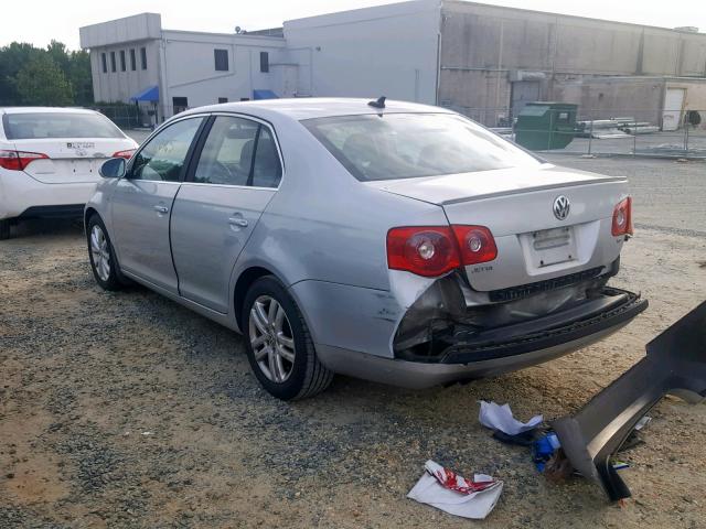 3VWCT71K26M848249 - 2006 VOLKSWAGEN JETTA TDI SILVER photo 3