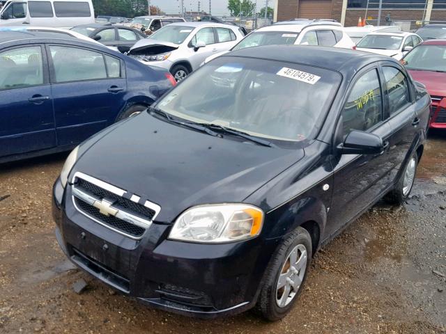 KL1TD56697B047074 - 2007 CHEVROLET AVEO BASE Қара фото 2