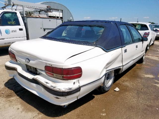 1G1BN53E4MW152048 - 1991 CHEVROLET CAPRICE CL WHITE photo 4