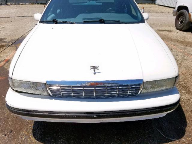 1G1BN53E4MW152048 - 1991 CHEVROLET CAPRICE CL WHITE photo 7