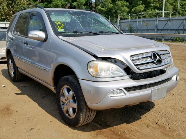 4JGAB57E84A510153 - 2004 MERCEDES-BENZ ML 350 SILVER photo 1