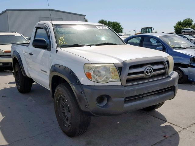 5TENX22N49Z653434 - 2009 TOYOTA TACOMA WHITE photo 1