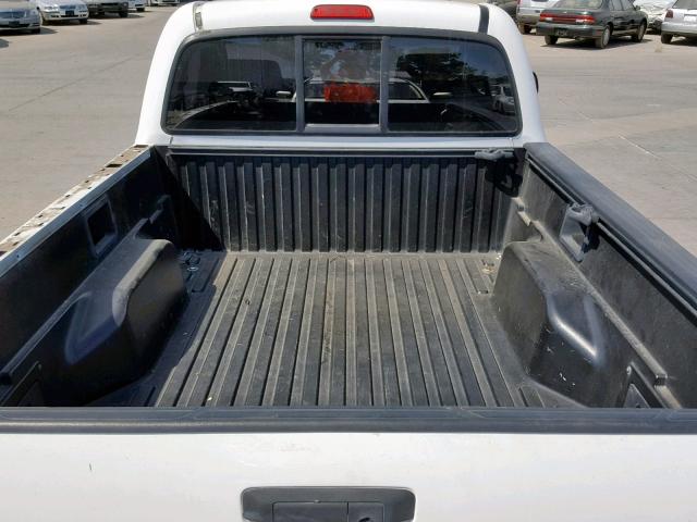 5TENX22N49Z653434 - 2009 TOYOTA TACOMA WHITE photo 6