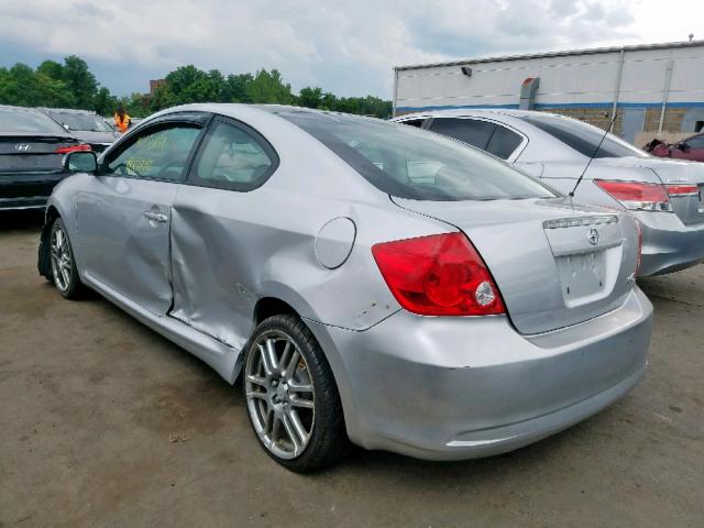 JTKDE167070174831 - 2007 TOYOTA SCION TC ვერცხლისფერი ფოტო 3