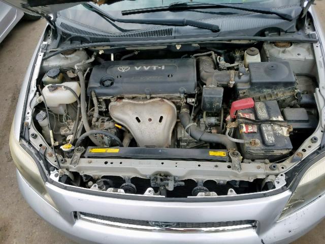 JTKDE167070174831 - 2007 TOYOTA SCION TC ვერცხლისფერი ფოტო 7