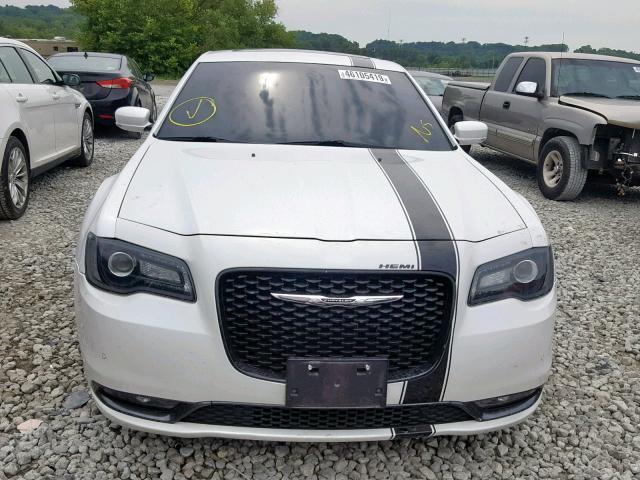 2C3CCABT4FH845637 - 2015 CHRYSLER 300 S WHITE photo 9