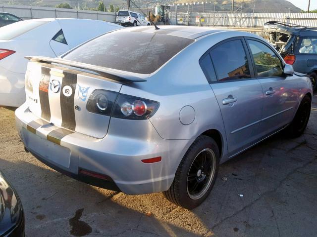 JM1BK32F781776296 - 2008 MAZDA 3 I SILVER photo 4