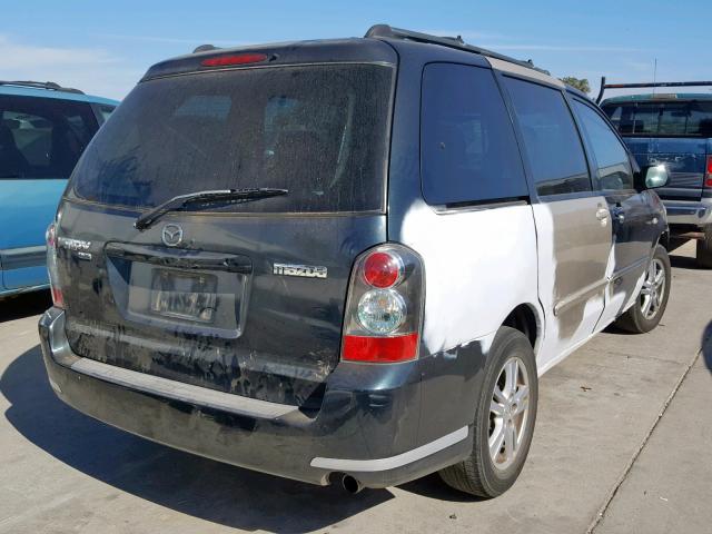 JM3LW28J840524613 - 2004 MAZDA MPV WAGON GRAY photo 4