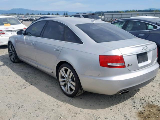 WAUDN74F78N164318 - 2008 AUDI S6 QUATTRO SILVER photo 3