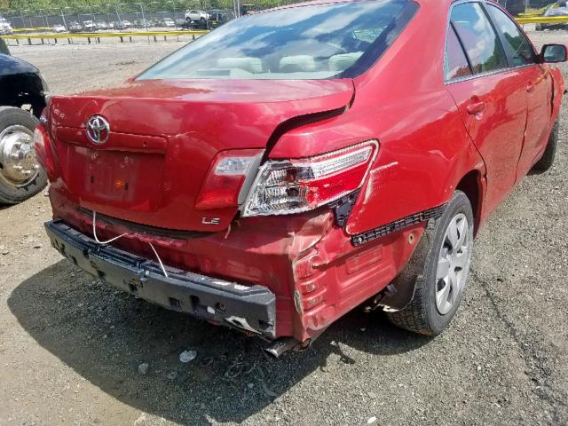 4T1BE46KX7U193234 - 2007 TOYOTA CAMRY NEW RED photo 9