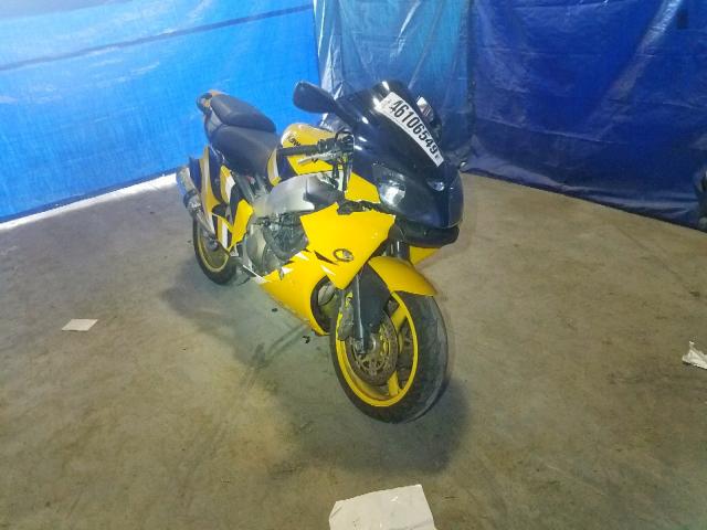 JKAZX4J181A030273 - 2001 KAWASAKI ZX600 J1 YELLOW photo 1