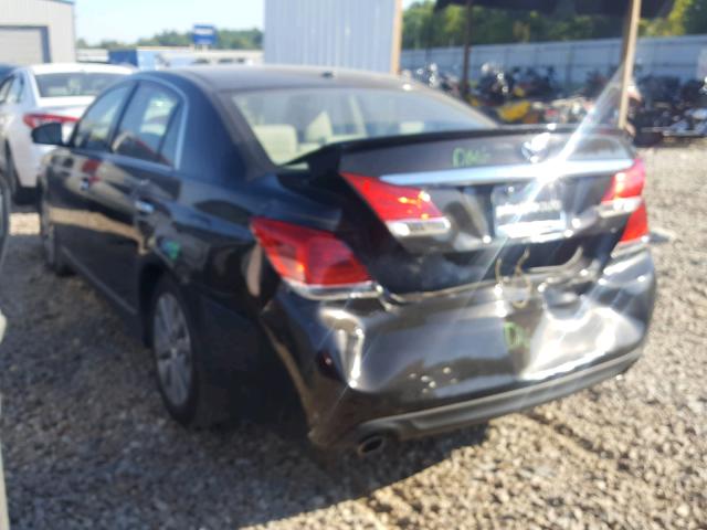 4T1BK3DB9BU395206 - 2011 TOYOTA AVALON BAS 黑色 照片 3
