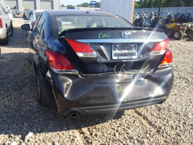 4T1BK3DB9BU395206 - 2011 TOYOTA AVALON BAS 黑色 照片 9