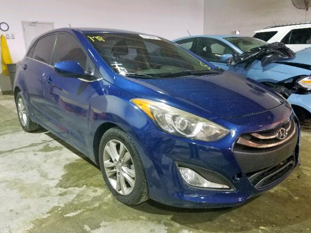 KMHD35LH4EU180800 - 2014 HYUNDAI ELANTRA GT BLUE photo 1