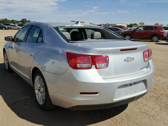 1G11D5SR8DF158017 - 2013 CHEVROLET MALIBU 1LT ვერცხლისფერი ფოტო 3
