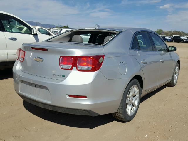 1G11D5SR8DF158017 - 2013 CHEVROLET MALIBU 1LT ვერცხლისფერი ფოტო 4