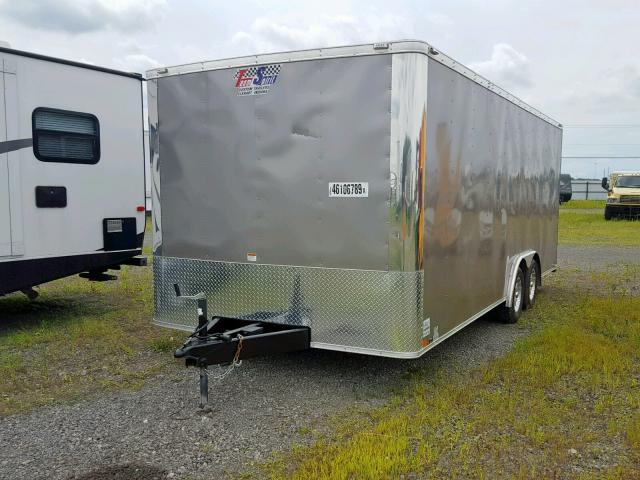 1T9LD2021JE661047 - 2018 CARGO TRAILER SILVER photo 2