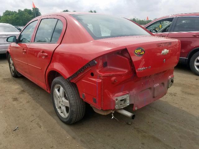 1G1AF5F5XA7201005 - 2010 CHEVROLET COBALT 2LT RED photo 3