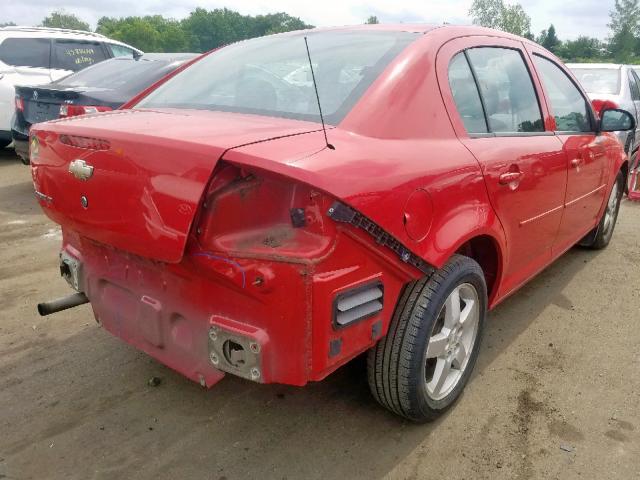 1G1AF5F5XA7201005 - 2010 CHEVROLET COBALT 2LT RED photo 4